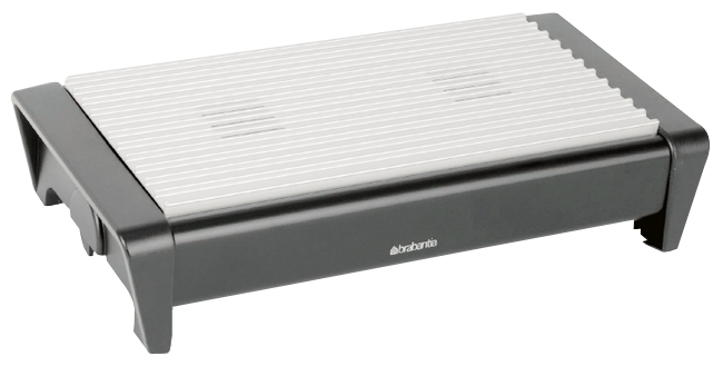 Plattenwärmer black 2-flg.