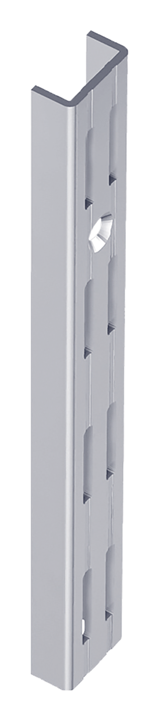 Lochschiene 25x12 weiss 150 cm