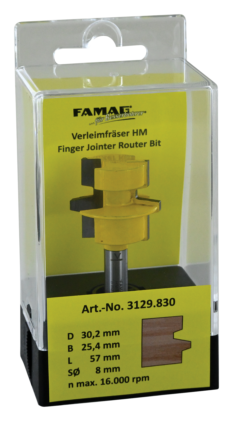 Verleimfräser ø30.2 L25.4 S8