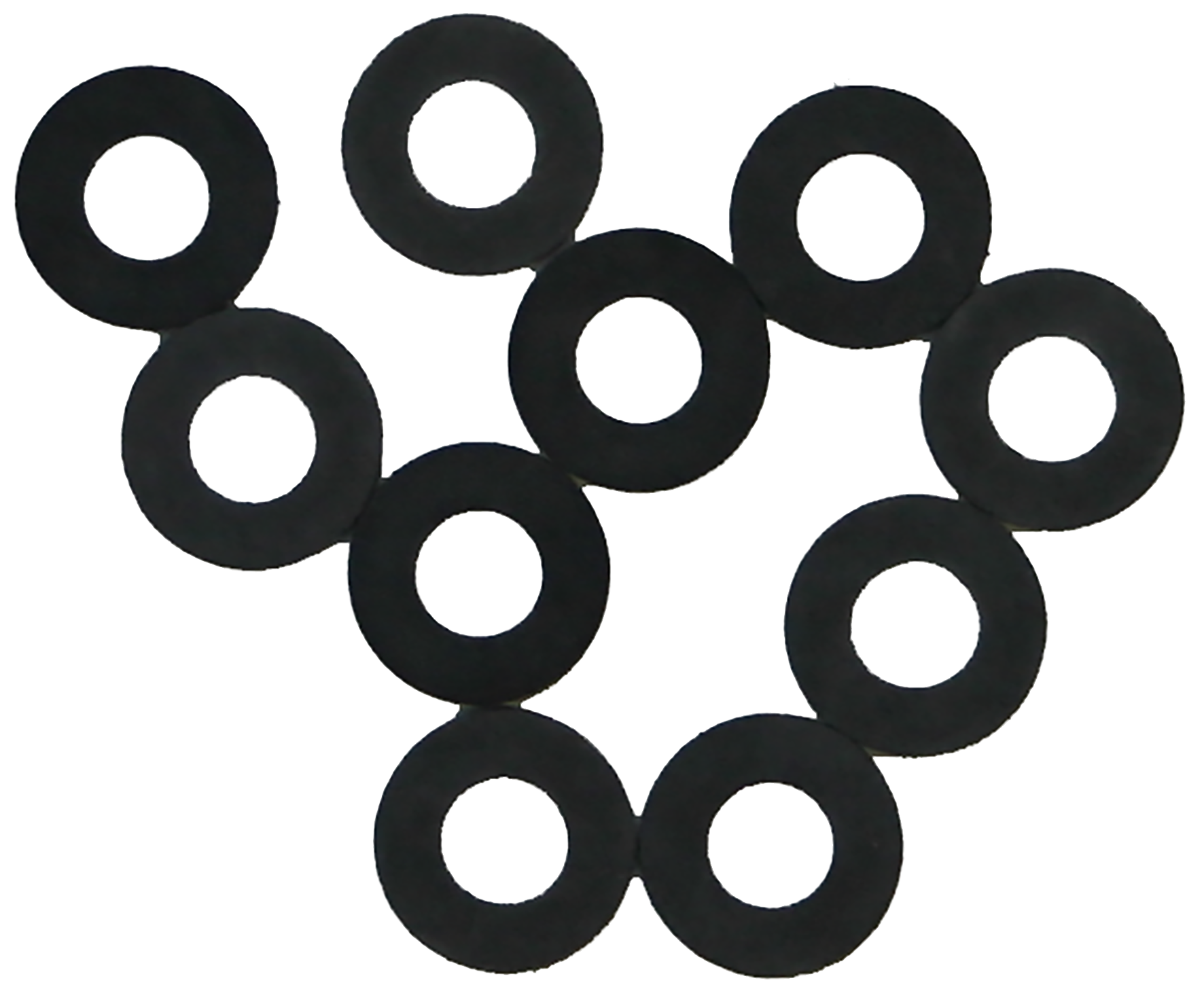 Gummid. 10St. 1/2" 9x19x2mm