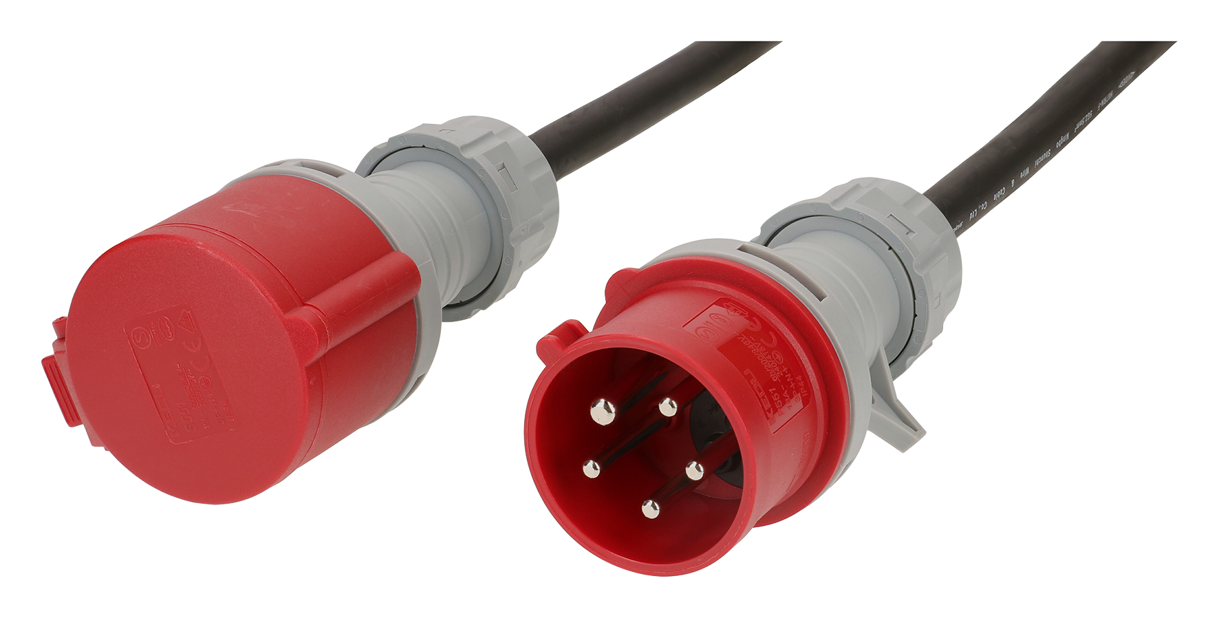 Ver.kabelCEE5P 16A 400V 5m sw