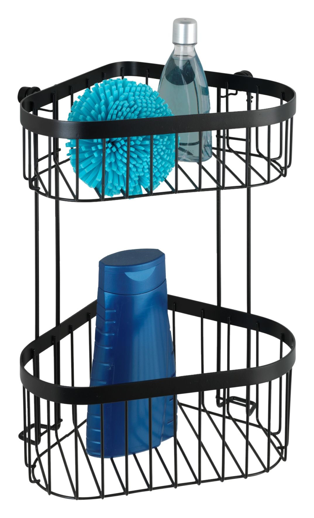 Duscheckregal sw  2 Ablagen