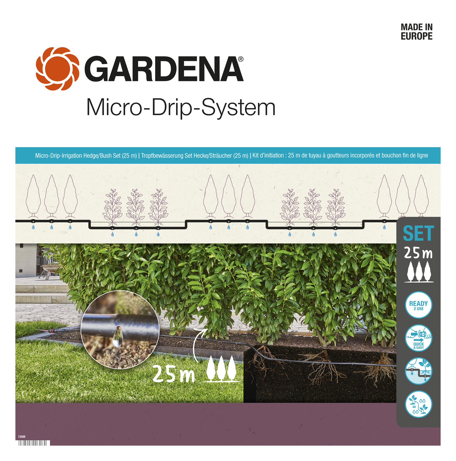 Sträucher/Hecken Set 25m