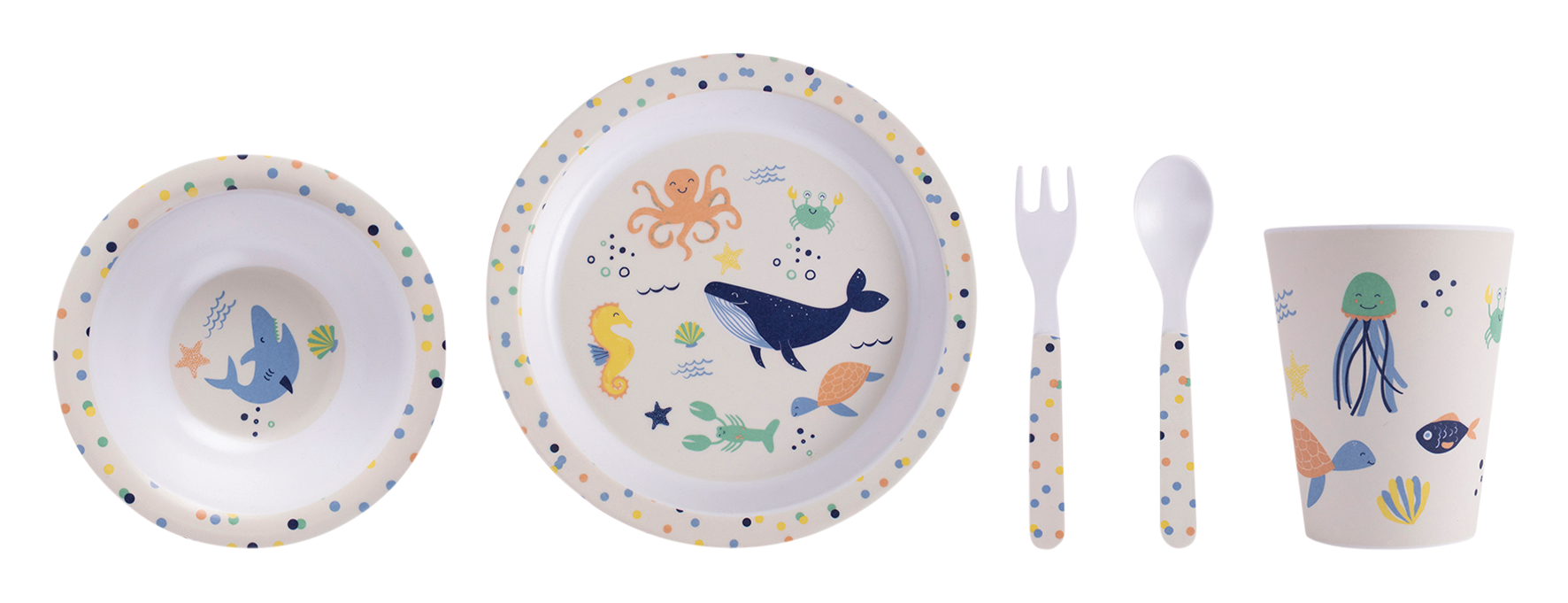 Geschirr-Set K 5-tlg. Ocean