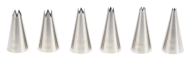 Spritztüllen Stern Inox 6tlg