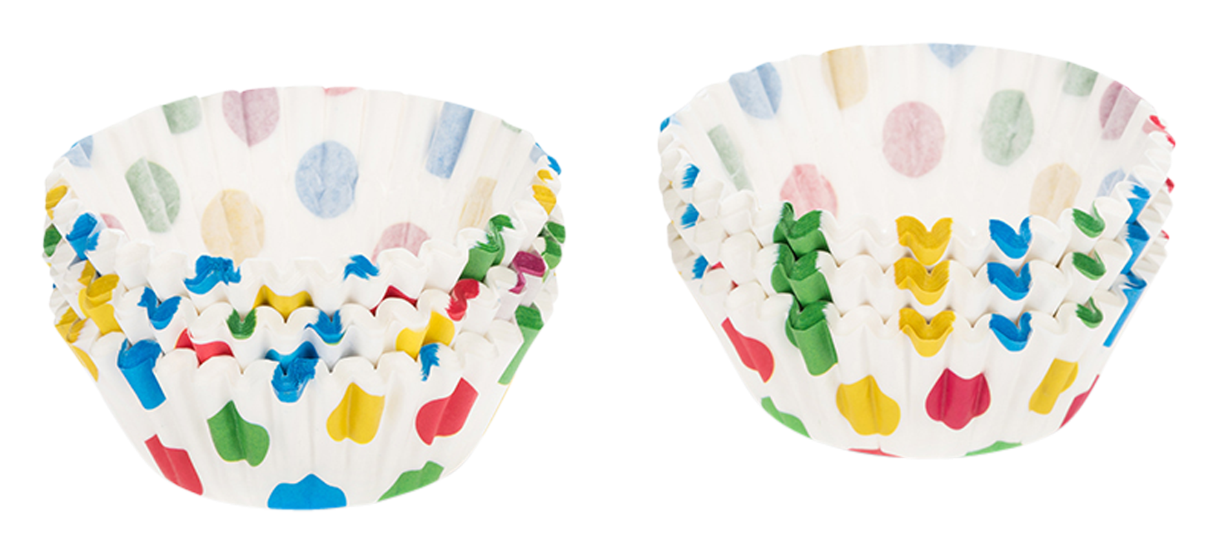 Mini Papierf.bunte Punkteø3cm