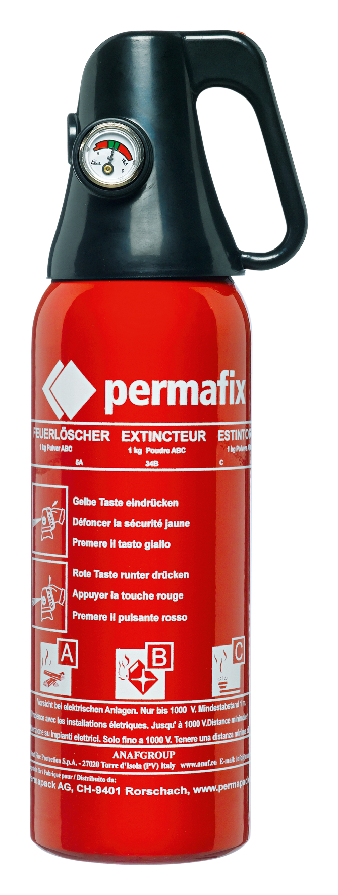 Feuerlöscher Pulver 1 kg