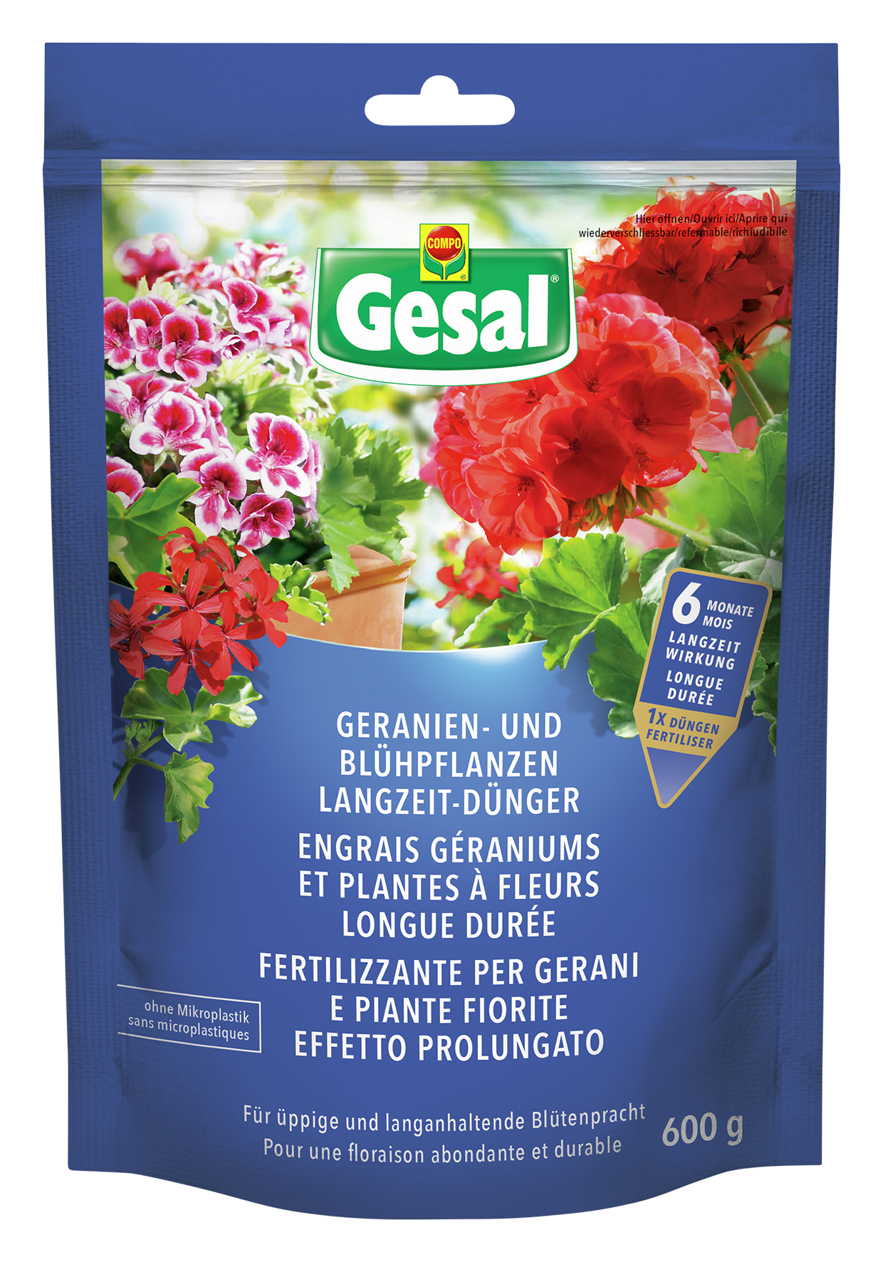 Geranien und Blühpflanzen 600g