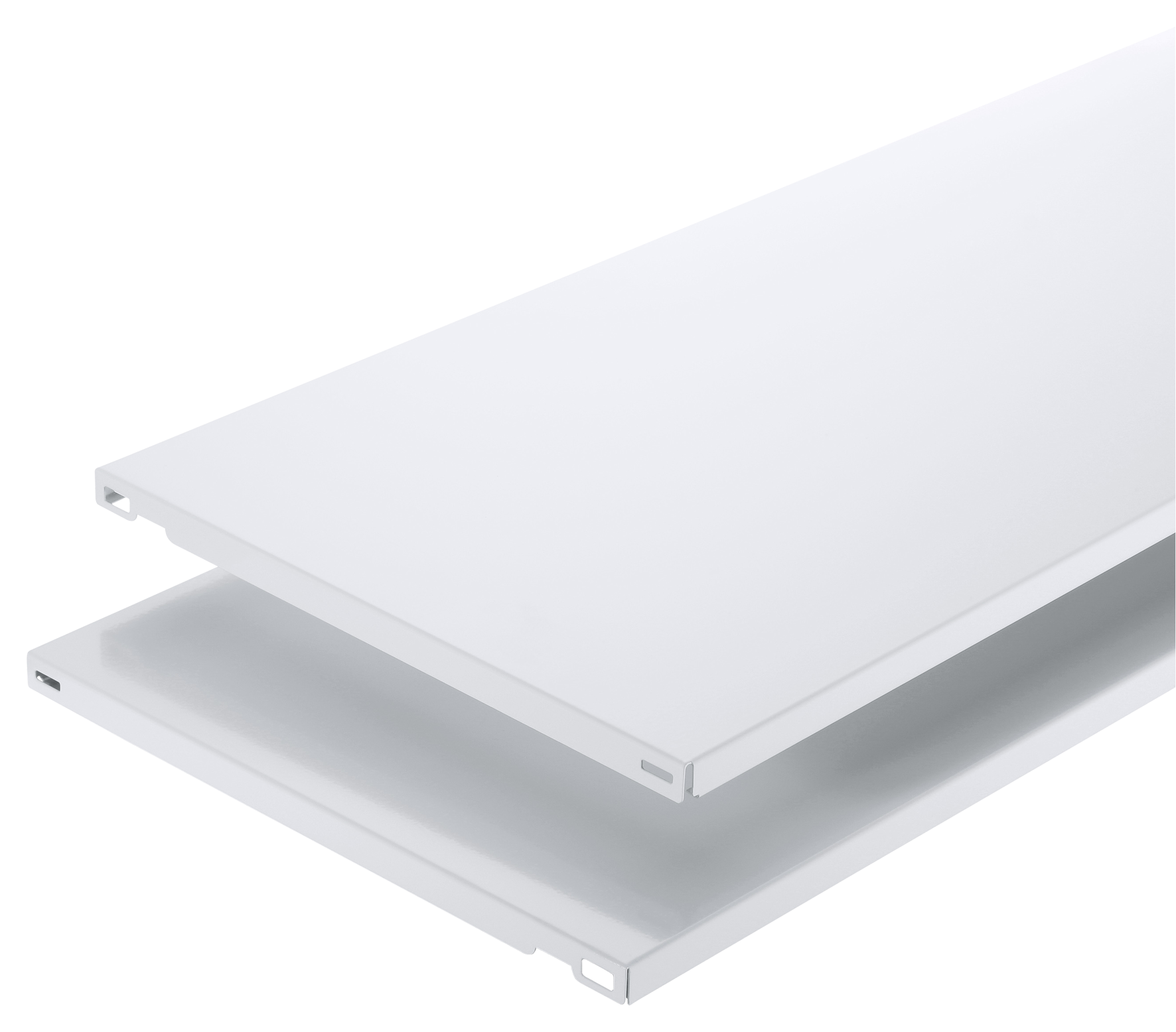 Stahlfachb. weiss 80x35 2 Stk.