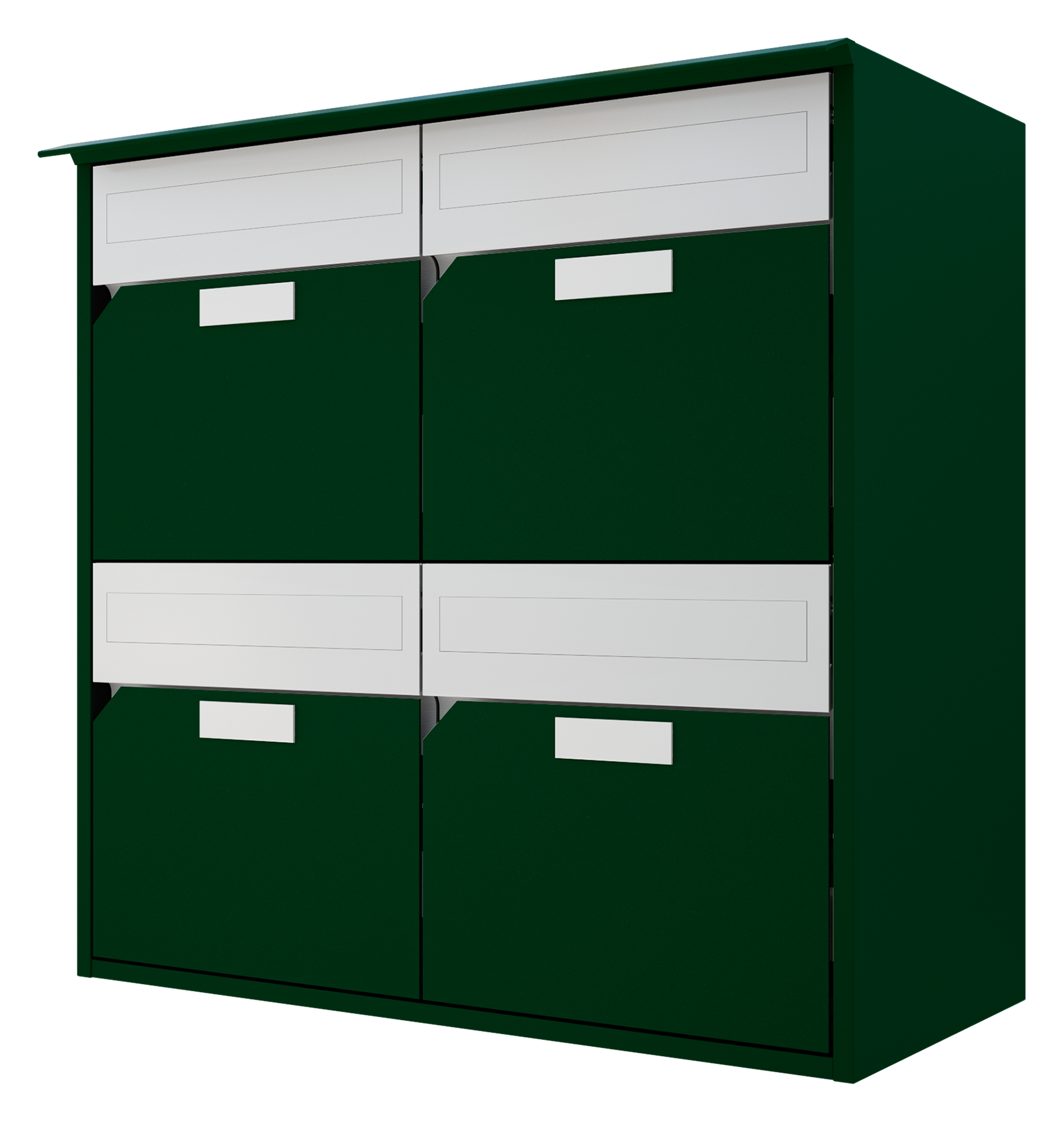 Briefkasten Alu 300 2X2,DGÜ,FF