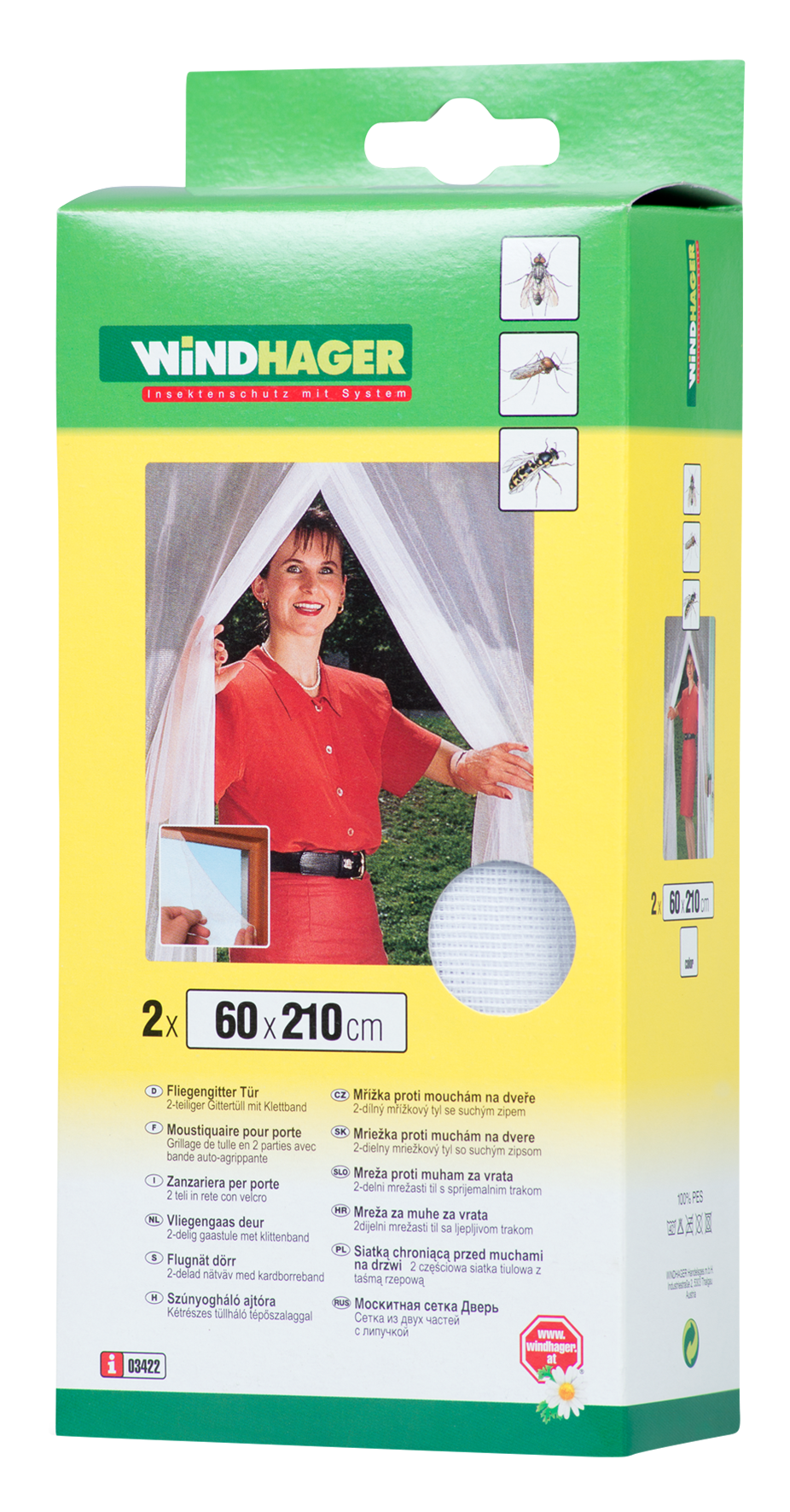 Fliegengitter 210x60cm 2Stk.