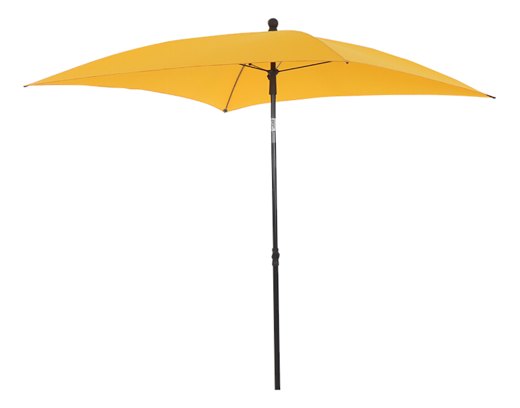 Schirm City 180x180 cm gelb
