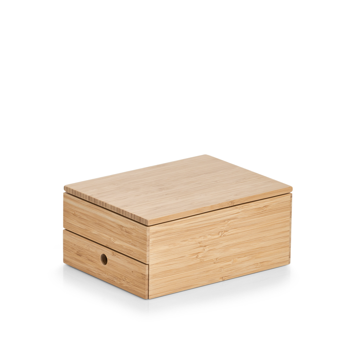 Schmuckdose m. Spiegel Bamboo