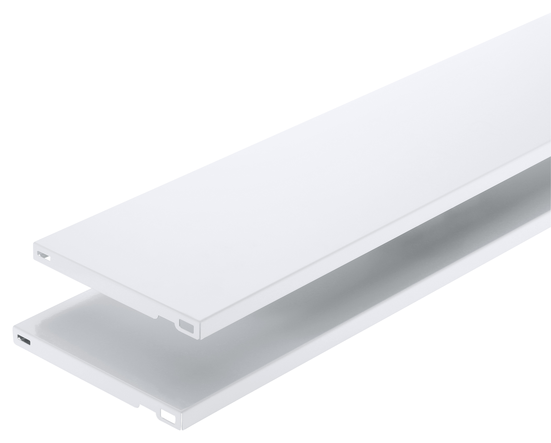 Stahlfachb. weiss 80x20 2 Stk.