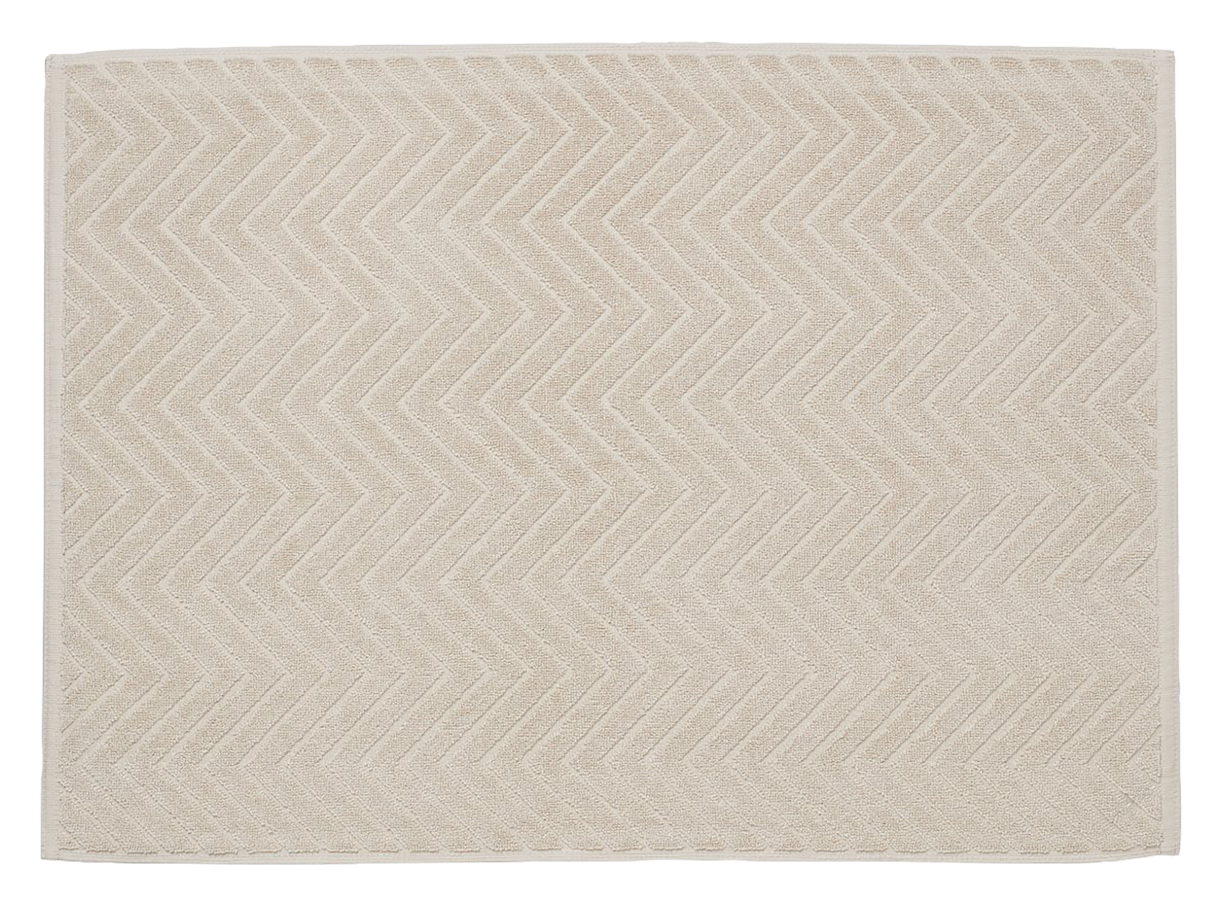 Badvorleger Chevron beige