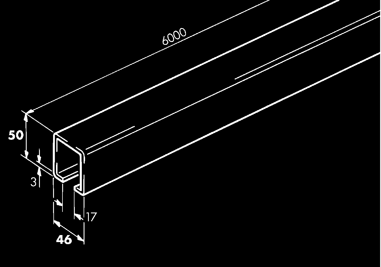 Laufschiene 600 Porta 600