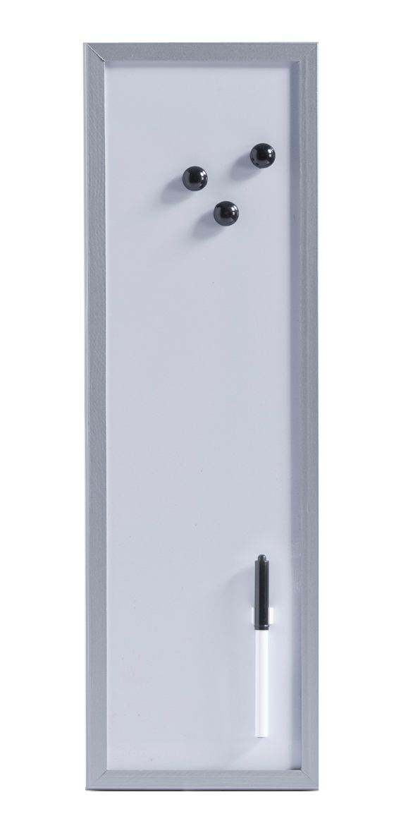 Magnet Memobord grau 20x60cm