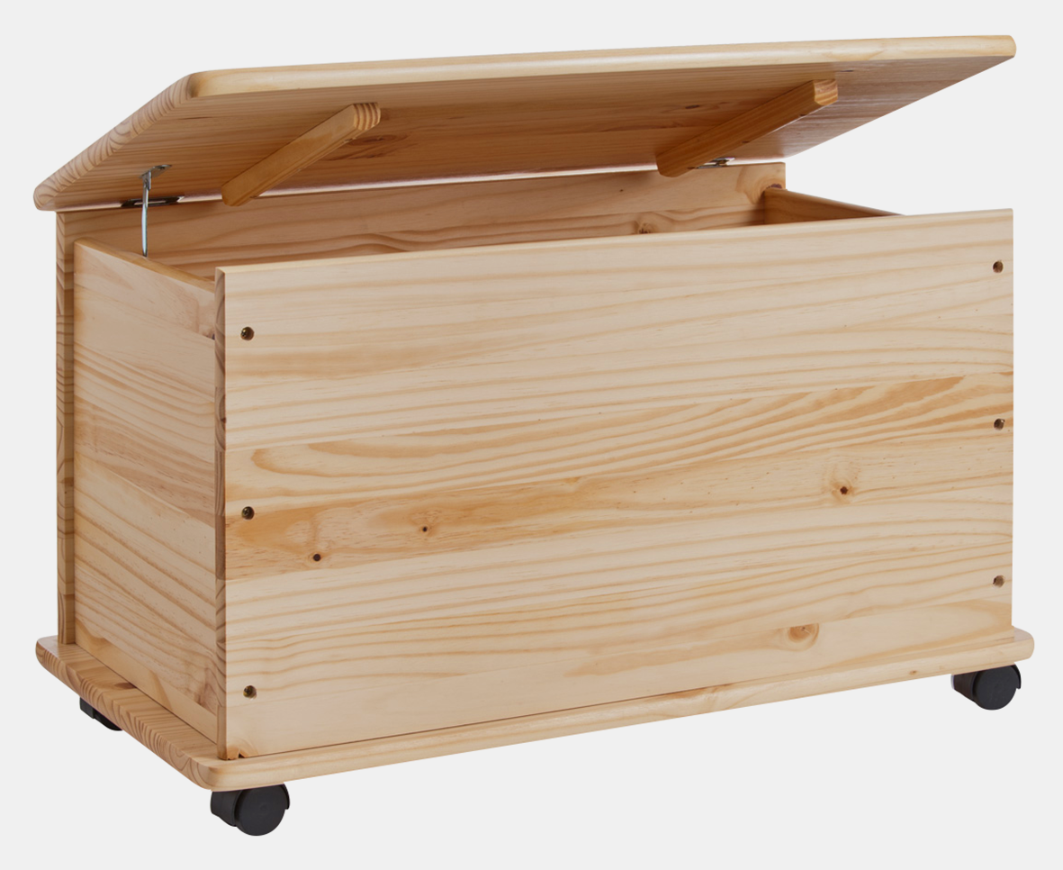 Spielzeugkiste m.Rollen Kiefer
