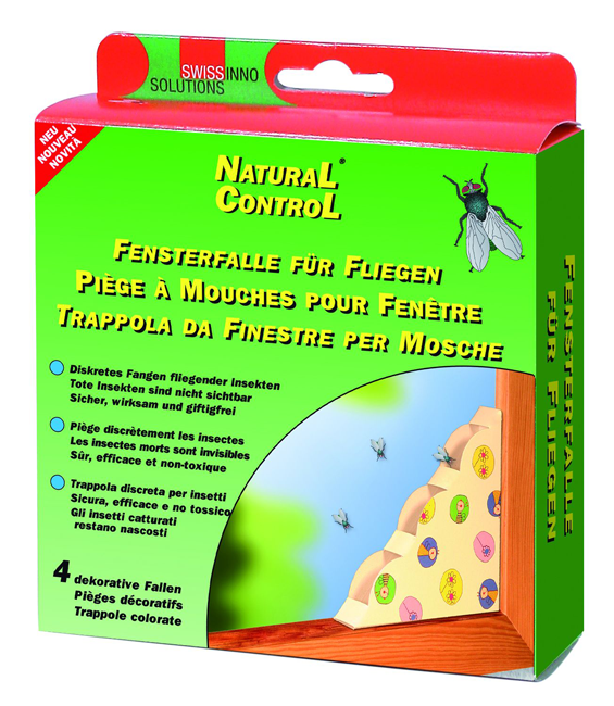 Fensterfalle für Fliegen 4Stk.