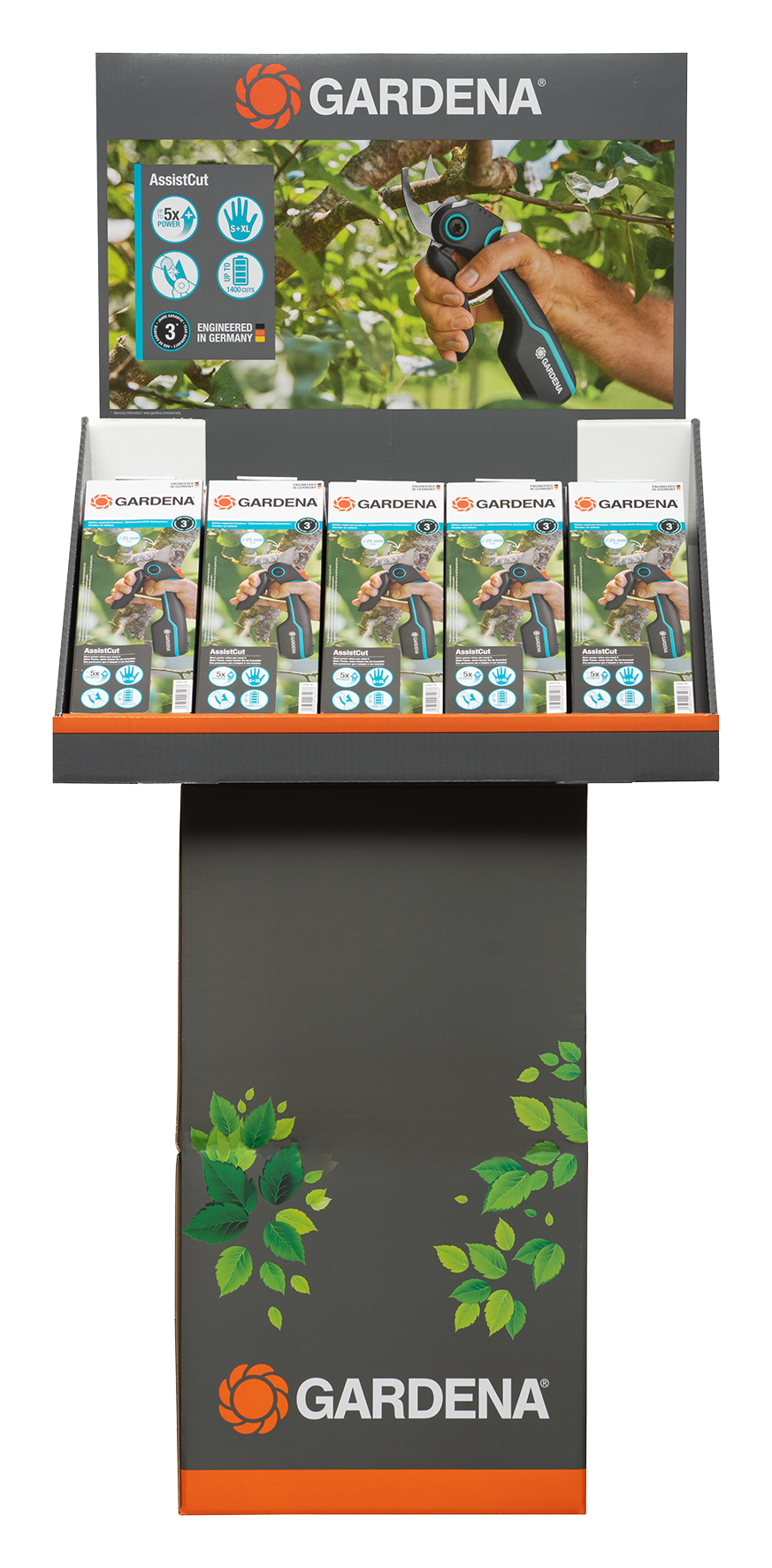 Gartenschere AssistCut Display