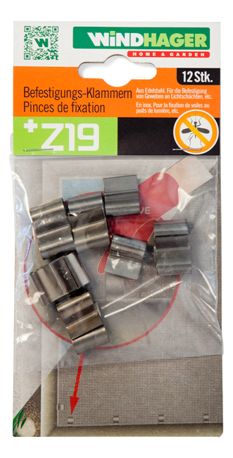 Befestigungsklammern IS 12Stk.