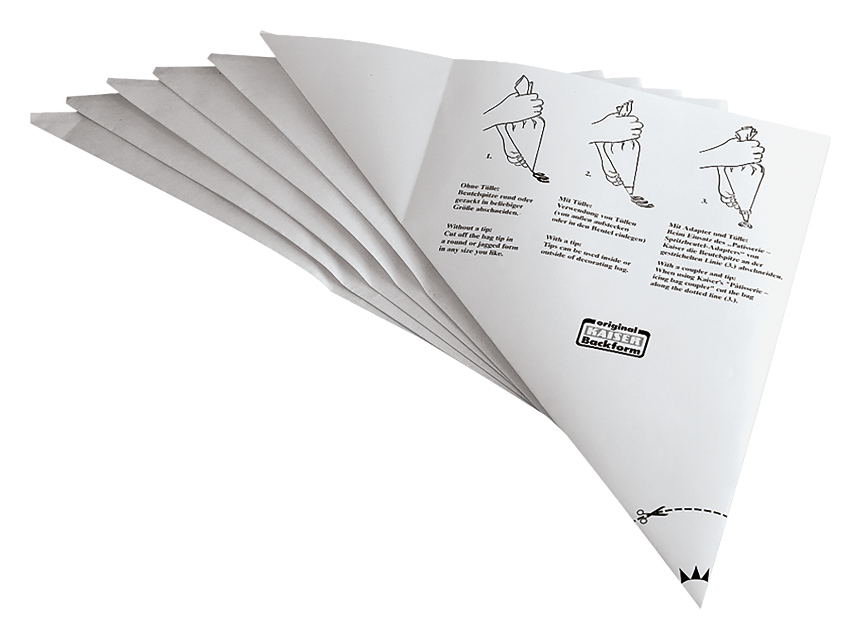 Einwegspritzbeutel 6Stück