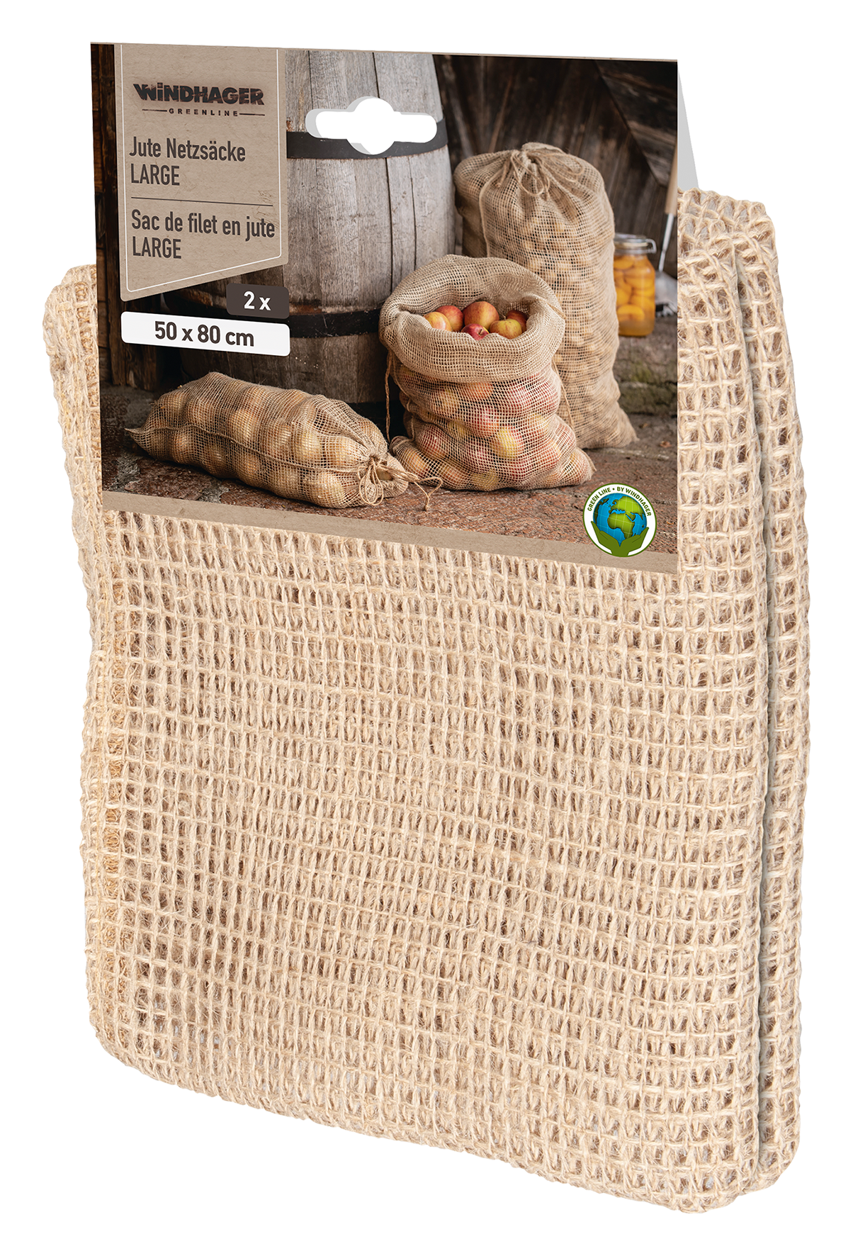 Netzsäcke Öko 50x80cm SB 2Stk.