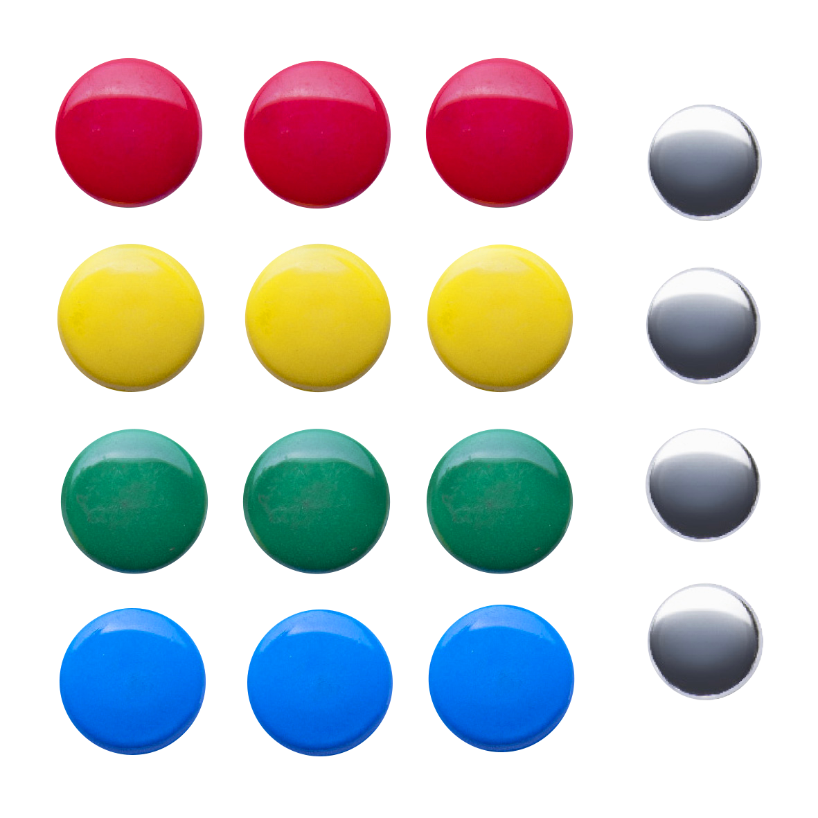 Magnet-Set 12Stück farbig