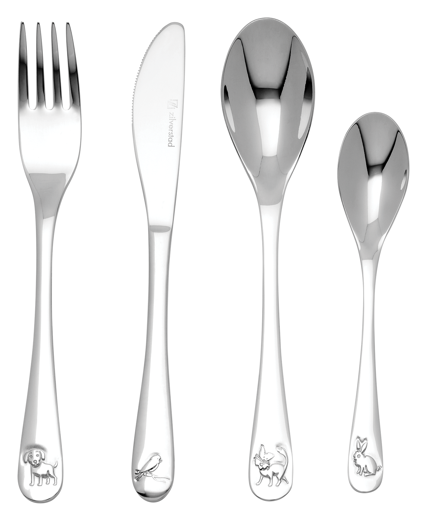 Kinderbesteck Haustiere 4tlg