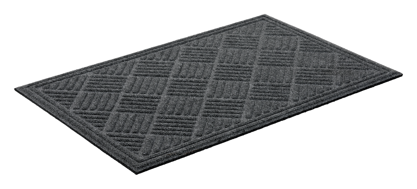 Fussmatte Parquet grau 60x90