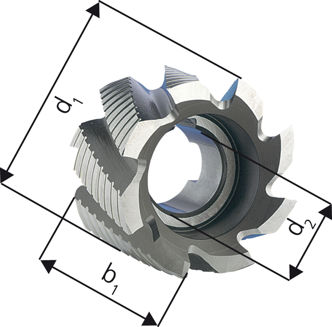 Walzenstirnfräser NF 50x36