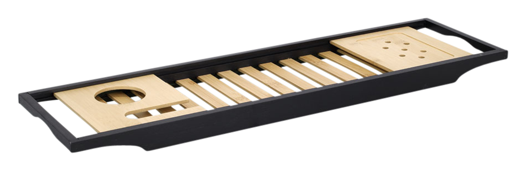 Badewannenablage schwarz 70cm