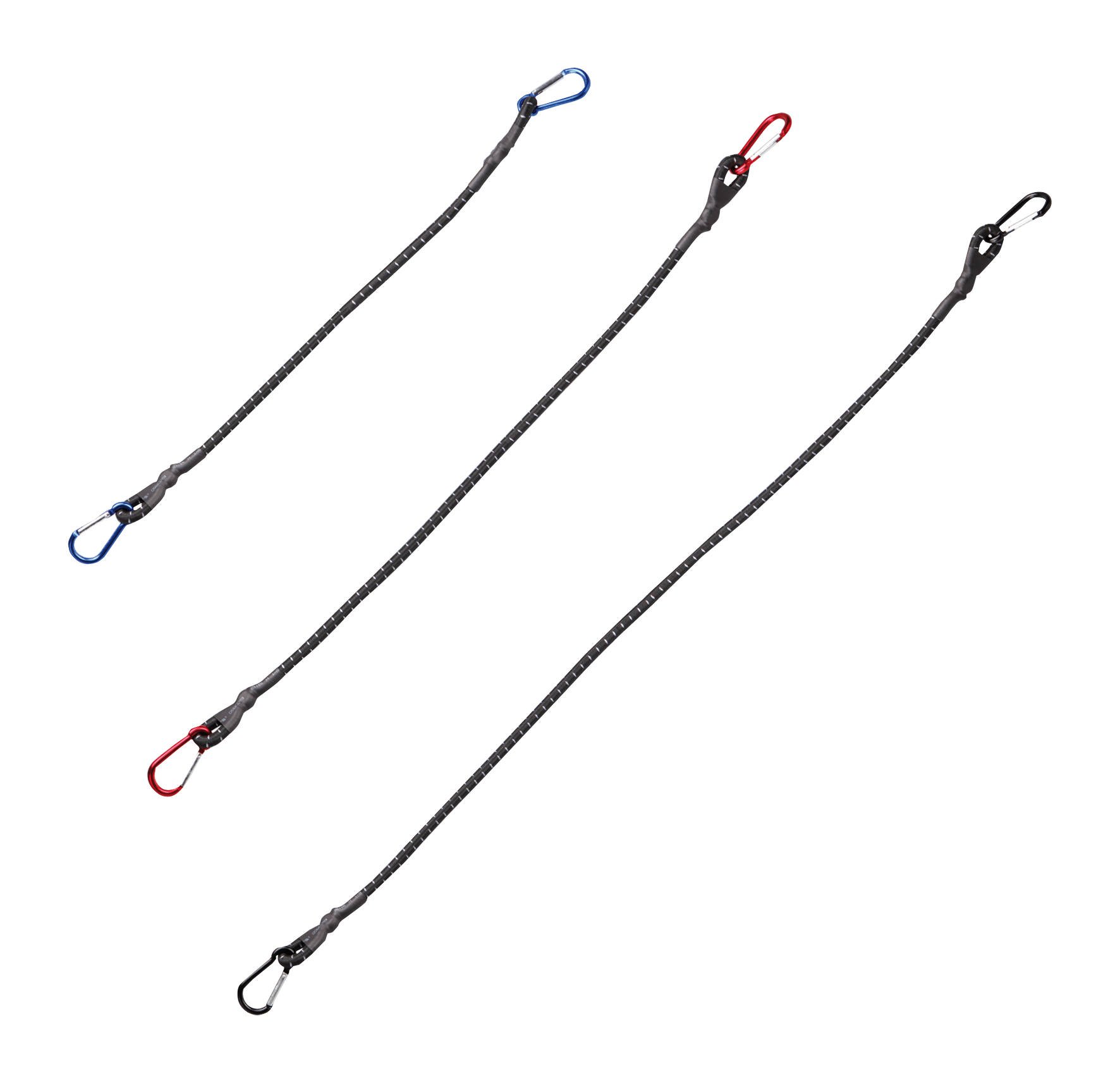 Gepäckspanner M Karabiner 3er