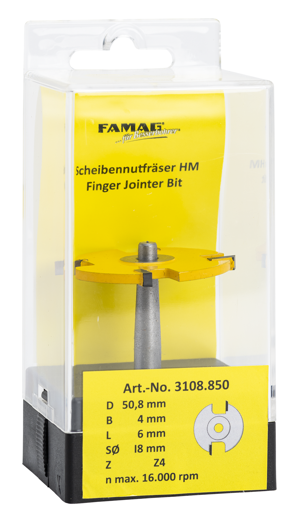 Scheibennutfräser ø50.8 B 4