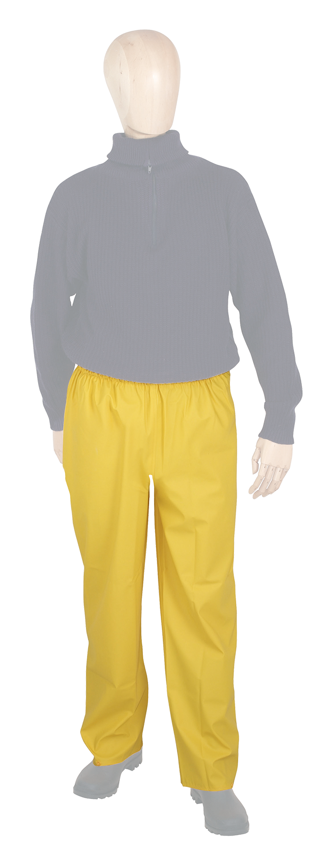 Regenhose PU gelb XL