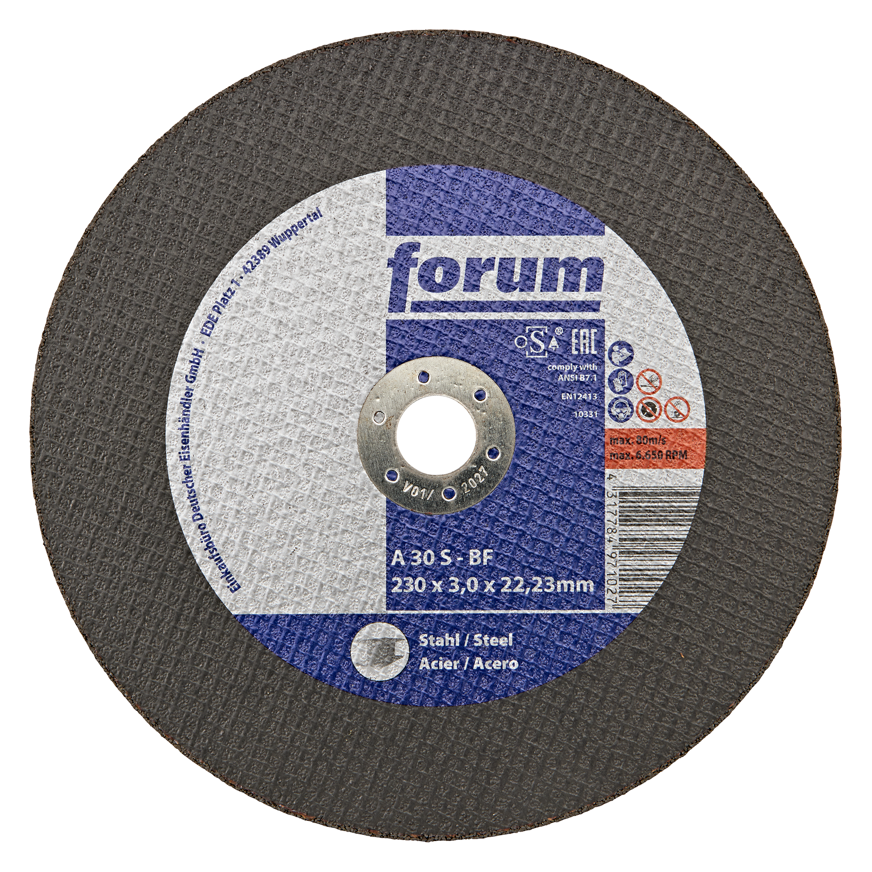 Trenns. Stahl 230x3 T41