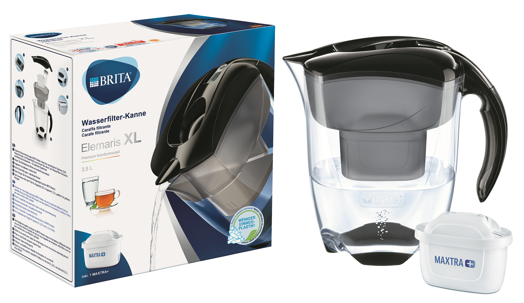 Wasserf. Elemaris black 3.5l