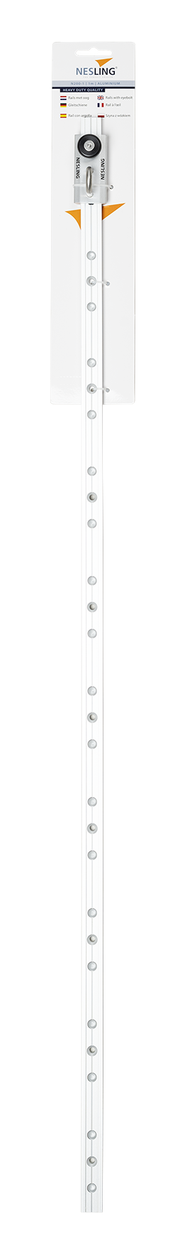 Schiene mit Bolzen 1m