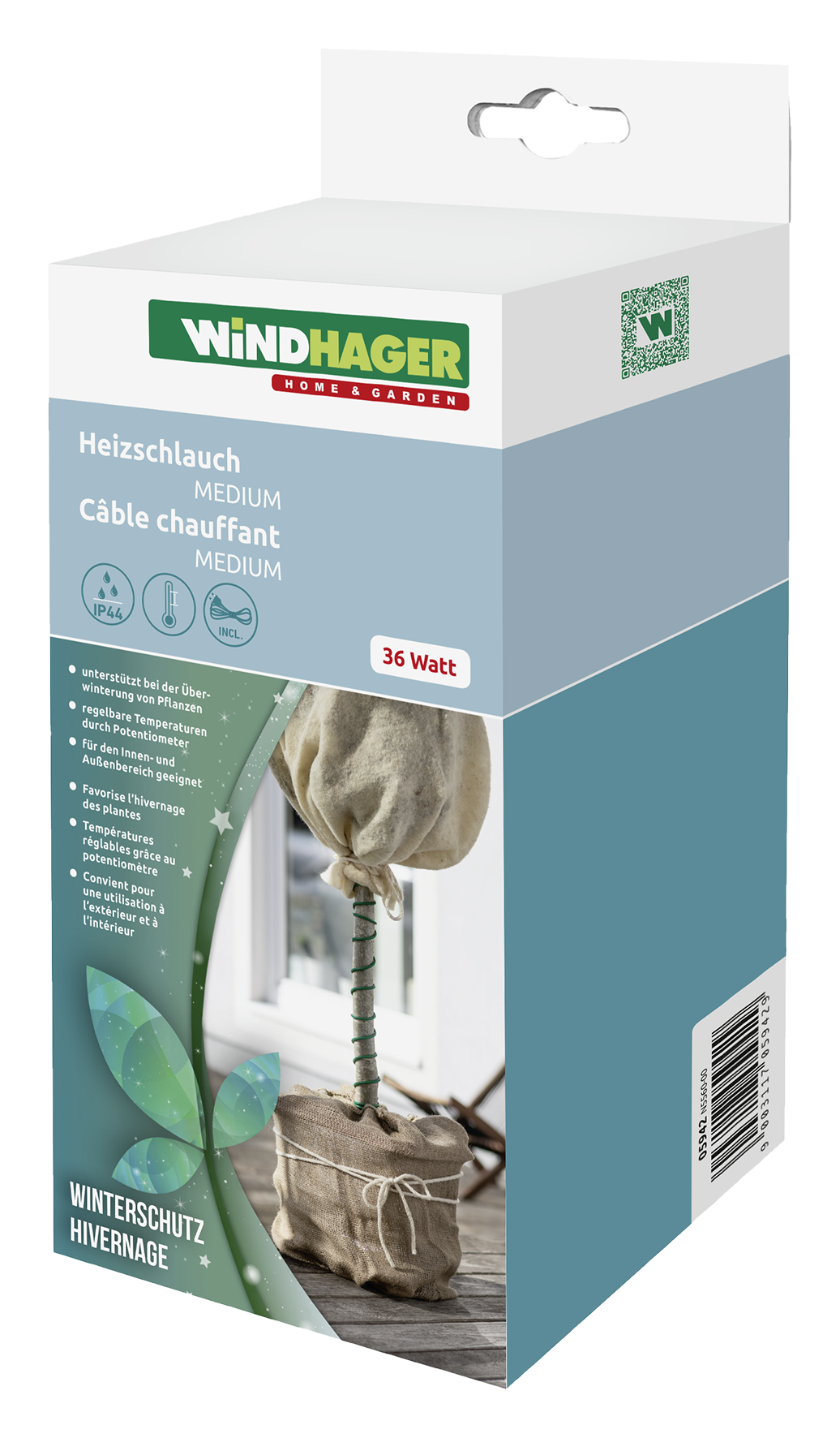 Winter Thermo-Heizschlauch 36W