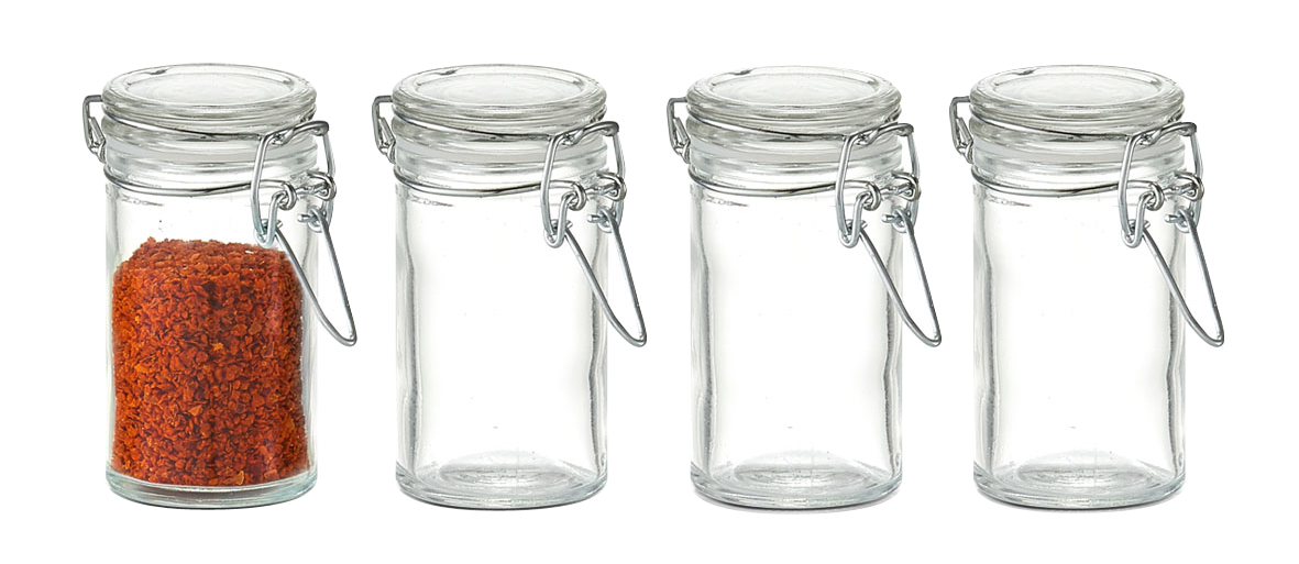 Gewürzgläser-Set 4-teilig Mini