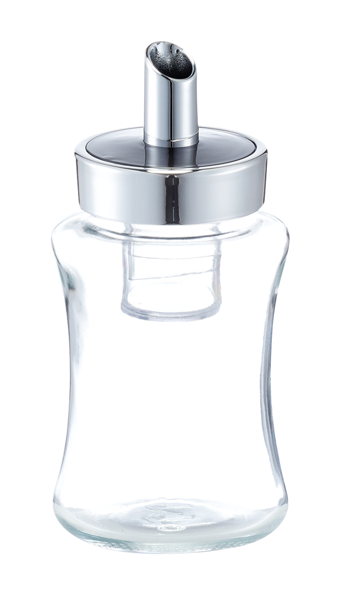 Zuckerstreuer Glas Inox ø7cm