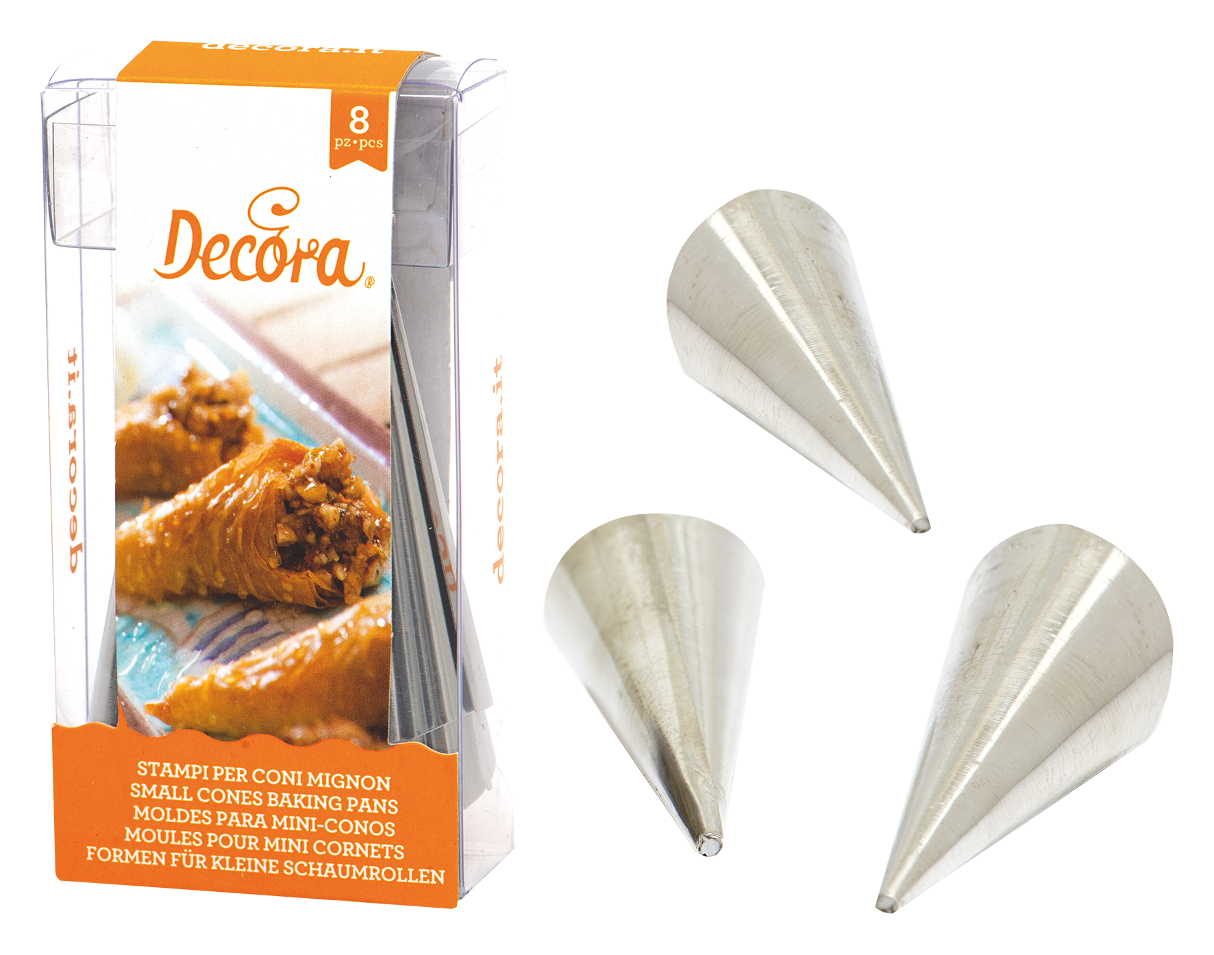 Cornetspitzen 8St. ø2.5x8 cm