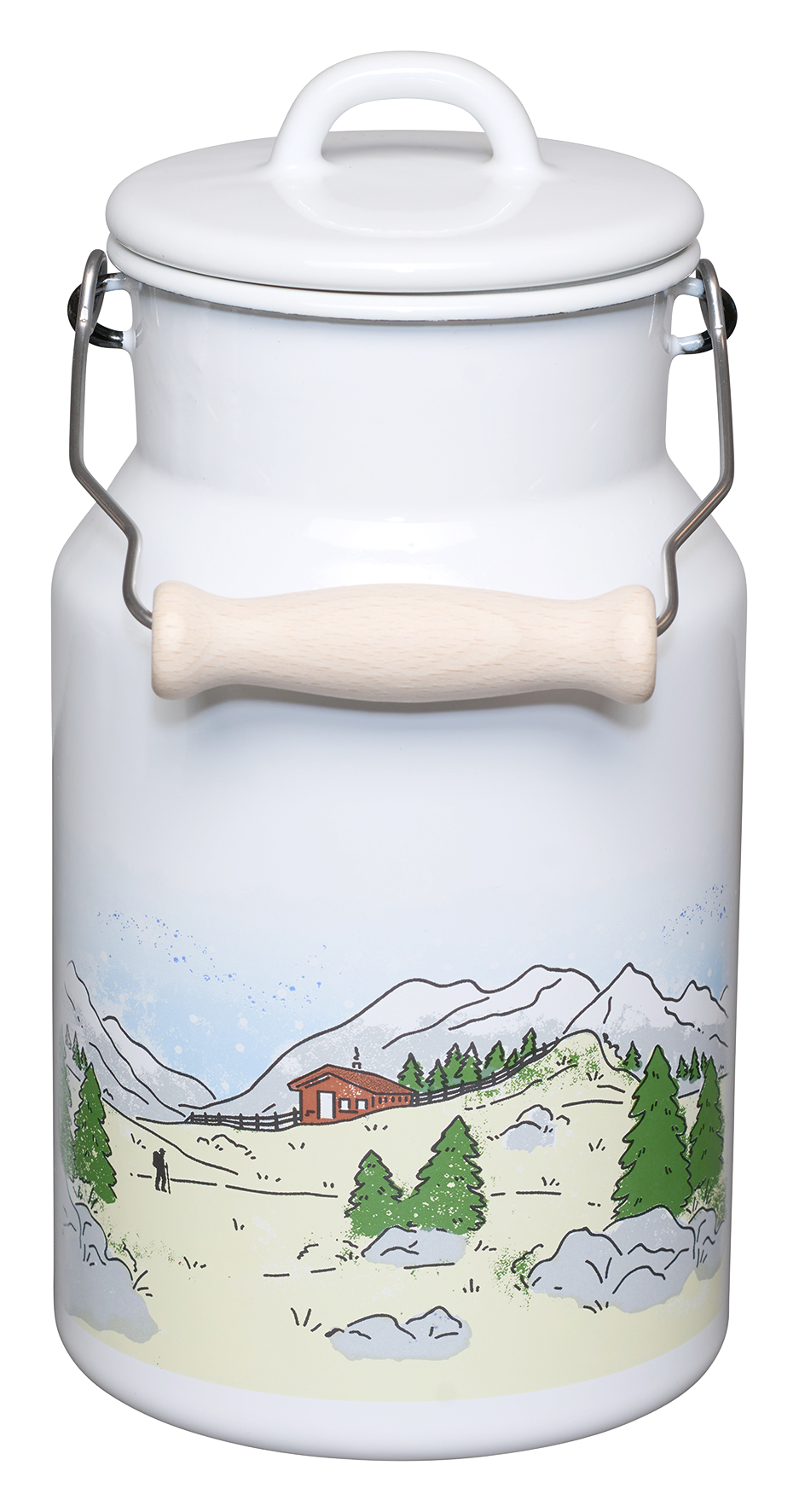 Milchkanne m.Deck.Landlust 2l