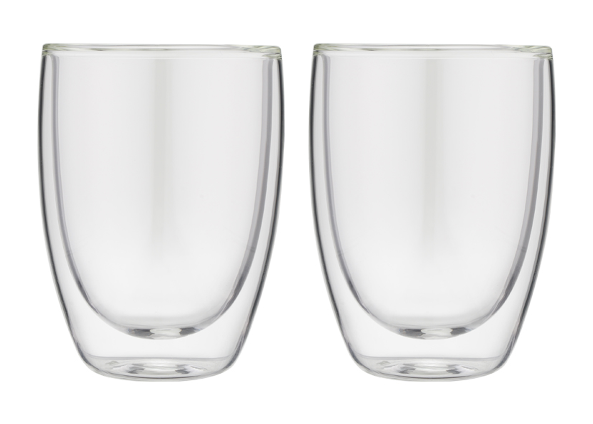 Kaffeetasse Glas doppelw.2St