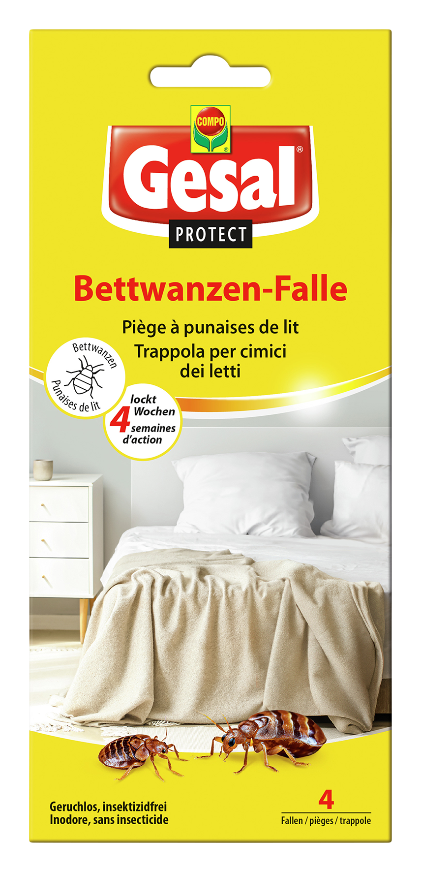 Bettwanzen-Falle 2x2 Stk.