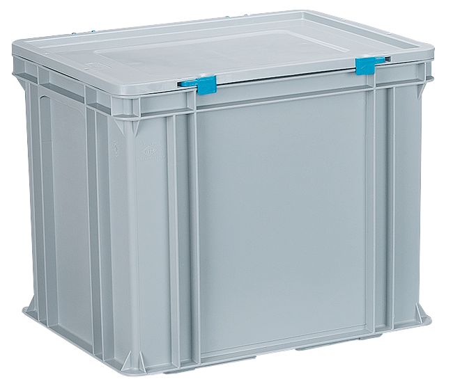 Stapelb. m/D 400x300x320 grau