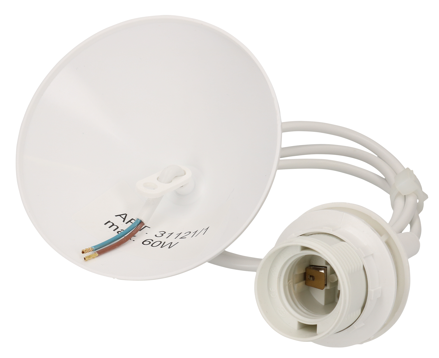 Lampenpendel TDLR 2x0.75 1m SB