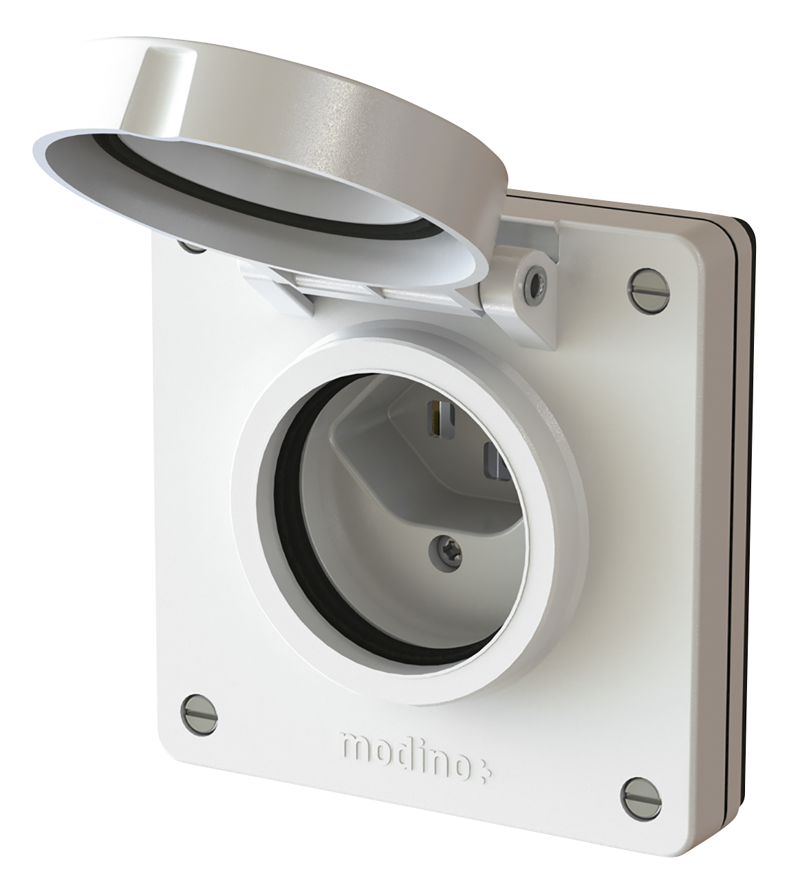 Steckdose 1xTyp23 UP IP55 ws