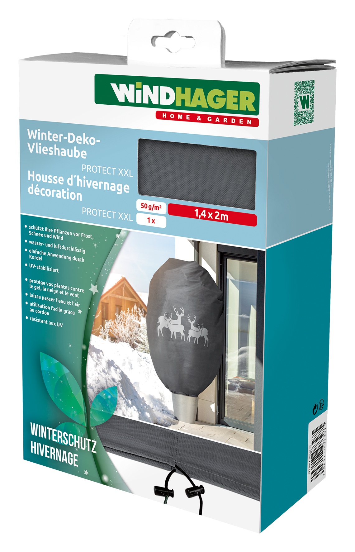 Winterdekovlieshaube 1.4x2m