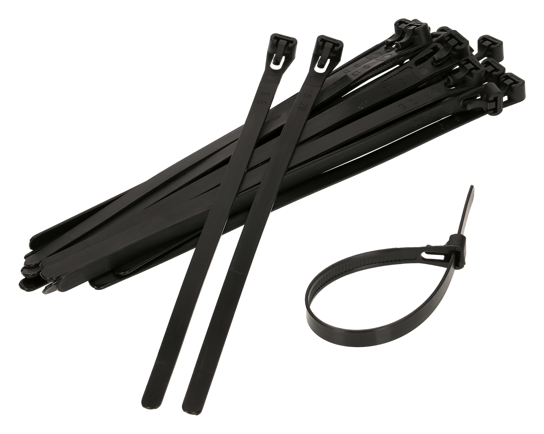 Kabelbinder lösbar 7.5x200 sw